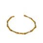 Pulsera de eslabones de lazos en oro de 18k