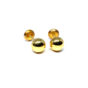 Pendientes de bola de oro 18k 5mm