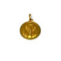 Medalla Virgen del pilar de oro de 18k