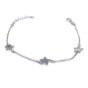 Pulsera de plata con tres estrellas