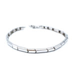 Pulsera de plata forma rectangular