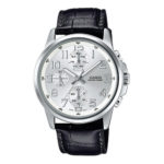 CASIO MTP-E307L-7A Analógico para Hombre Color Plateado