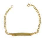 Esclava comunión oro 18k con cierre reasa